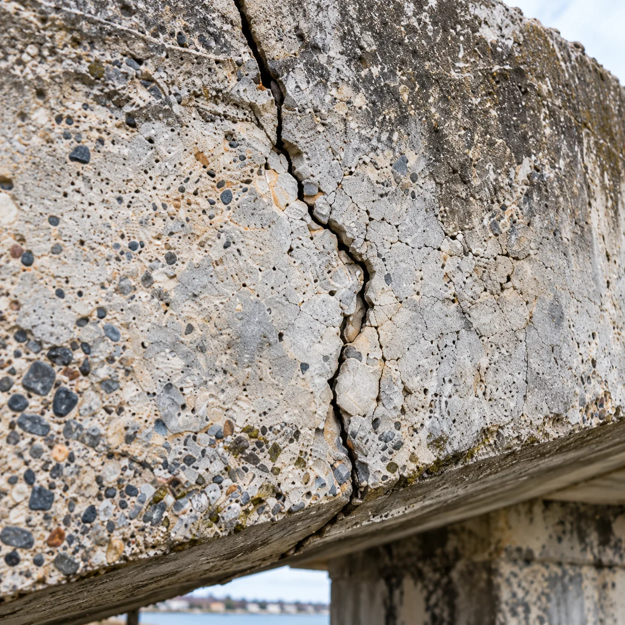 Bridge & Infrastructure Concrete Cancer Repairs Sydney 13 Cracking in deteriorated bridge concrete