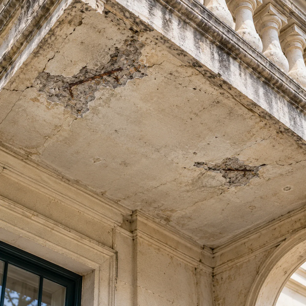 Heritage Concrete Cancer Repairs Sydney 9 Heritage soffit and slab underside concrete