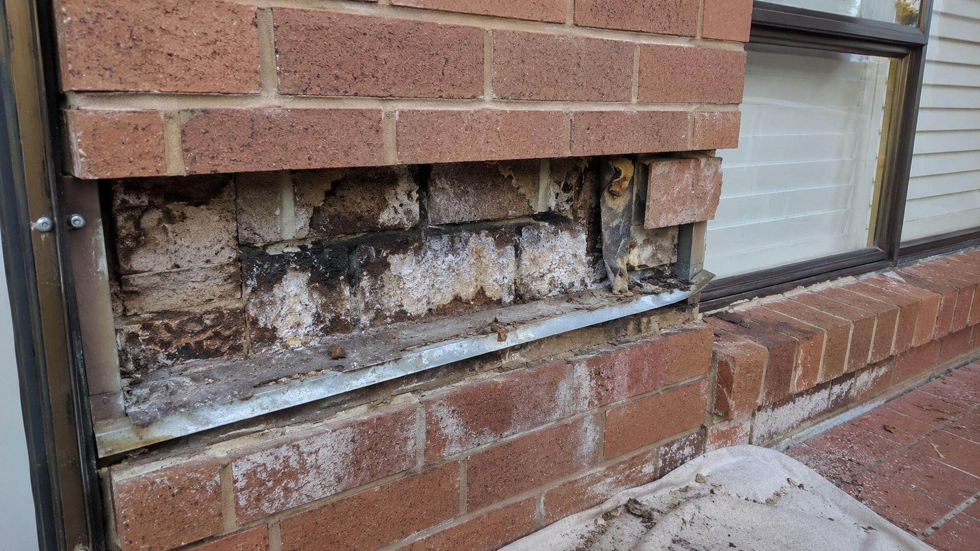 Project works — Residential Brick Cavity Flashing Repairs