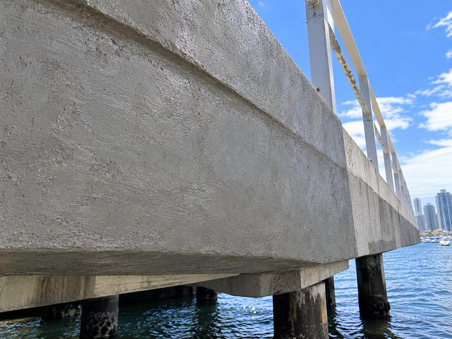 After repair — Waterfront Marine Edge Beam