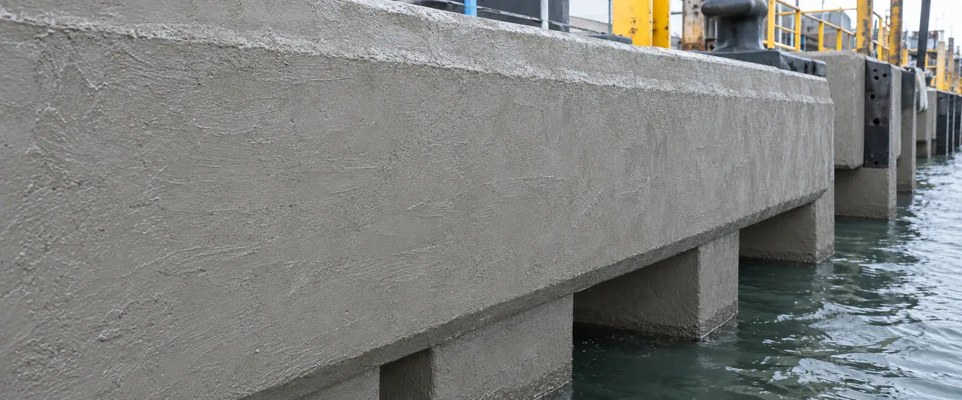 After repair — Wharf & Terminal Concrete Remediation