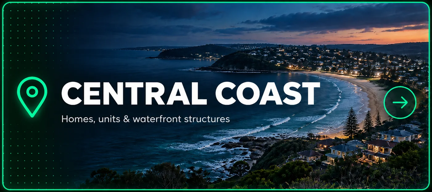 Central Coast concrete cancer repair service area