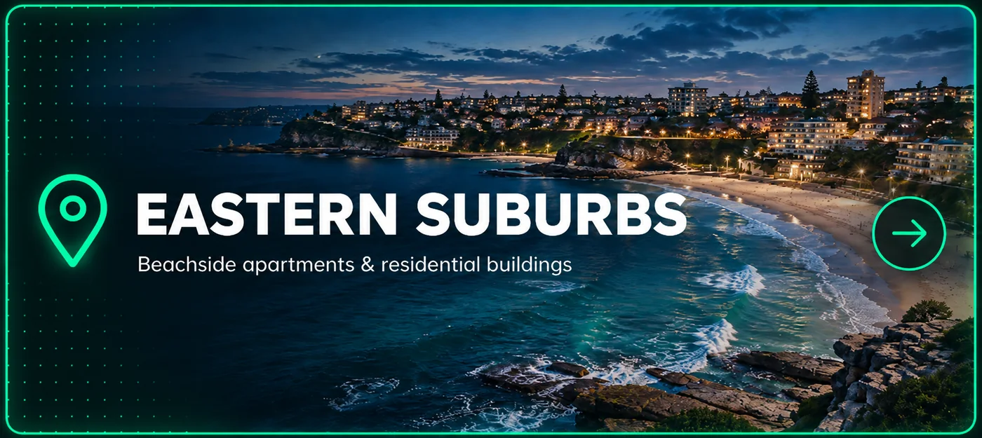 Eastern Suburbs concrete cancer repair service area