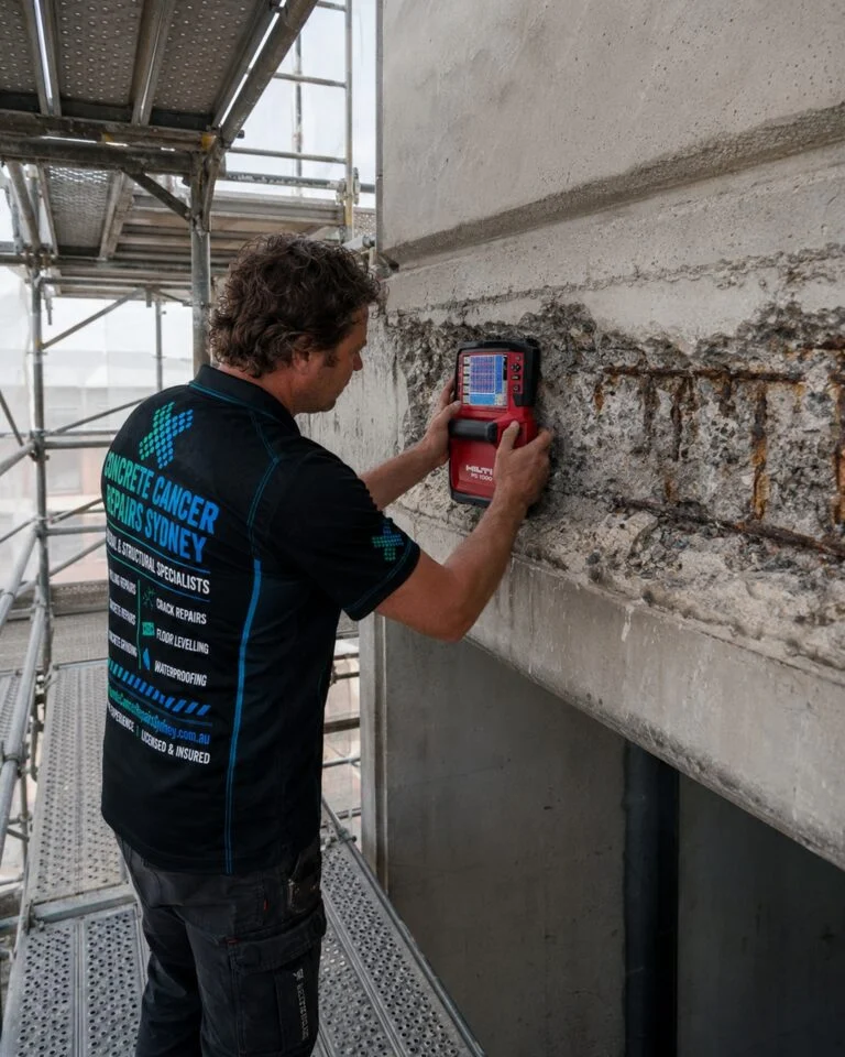 Fixed Scaffolding access for concrete repairs