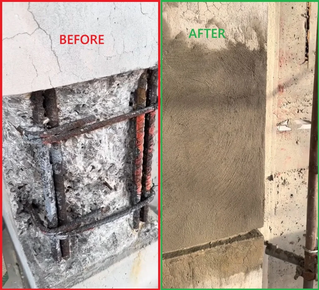 What You Need To Know About Concrete Cancer 12 Concrete Cancer Repairs - Concrete Spalling Repairs - Before & After - 2