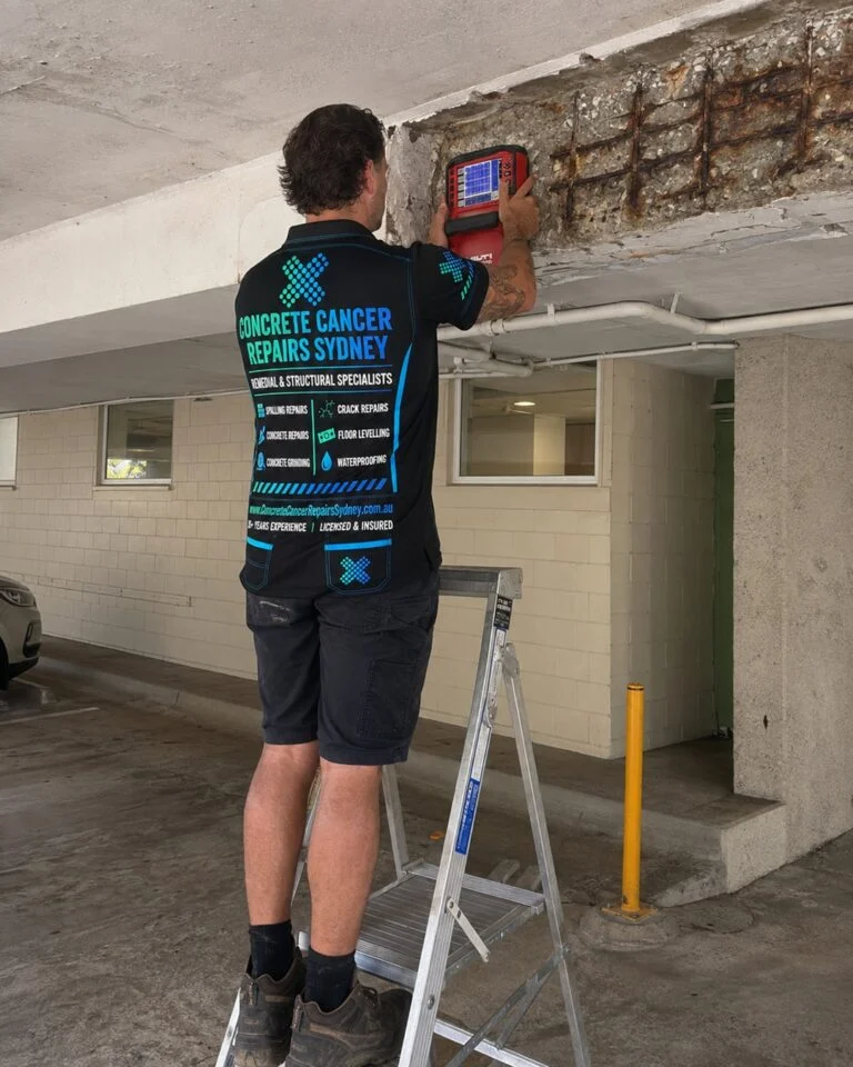 Ladders & Low-Level Access access for concrete repairs