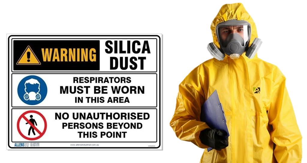 Waterproofing Membrane Removal 6 Silica Dust Warning - Concrete Cancer Repairs Sydney